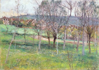 Landschap in Noord-Frankrijk, c.1892 door Leon Augustin Lhermitte